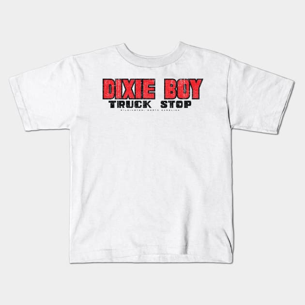 Dixie Boy Truck Stop (Variant) Kids T-Shirt by huckblade